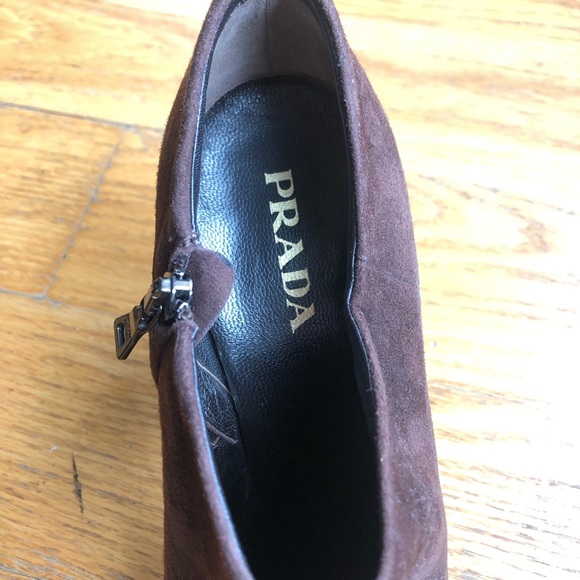 PRADA Suede Ankle bootie - Picture 4 of 6
